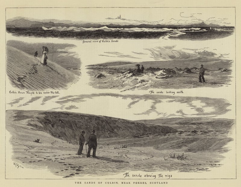The Sands of Culbin, nær Forres, Skottland av William Lionel Wyllie