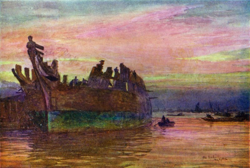 Slutten på et gammelt krigsskip av William Lionel Wyllie