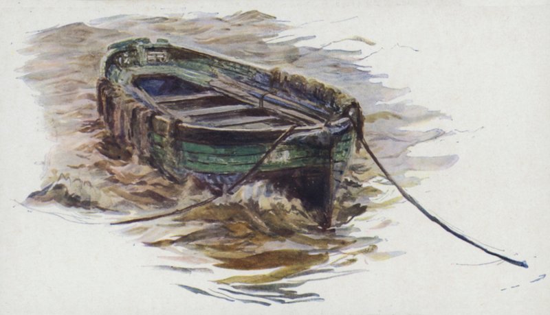 En Liverpool Skiff av William Lionel Wyllie