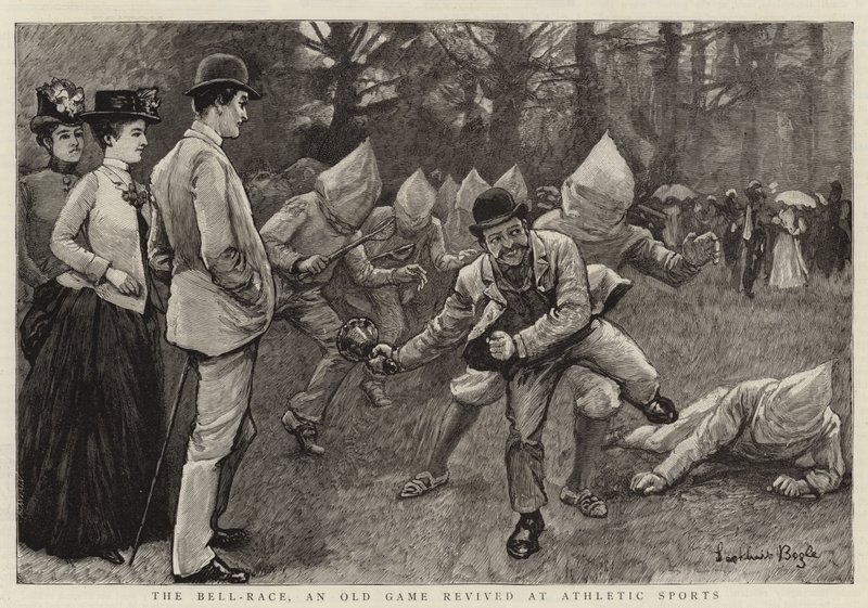 The Bell-Race, et gammelt spill gjenopplivet på Athletic Sports av William Lockhart Bogle
