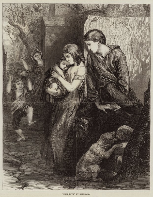 Første kjærlighet av William Mulready