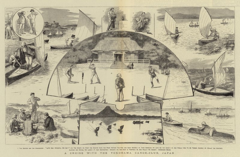 Et cruise med Yokohama Canoe-Club, Japan av William Ralston