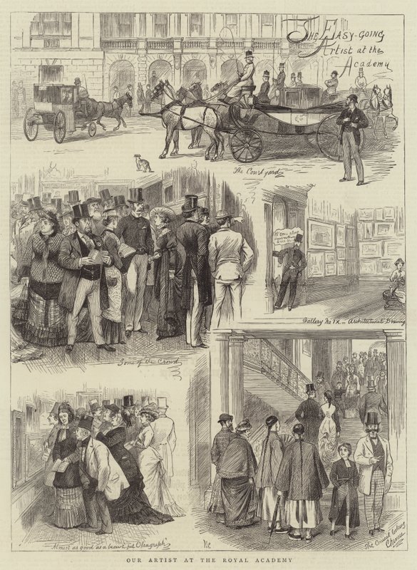 Vår kunstner ved Royal Academy av William Ralston