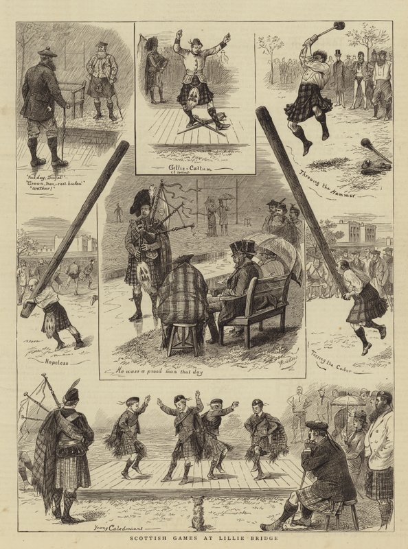 Scottish Games på Lillie Bridge av William Ralston
