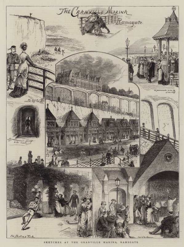 Skisser ved Granville Marina, Ramsgate av William Ralston