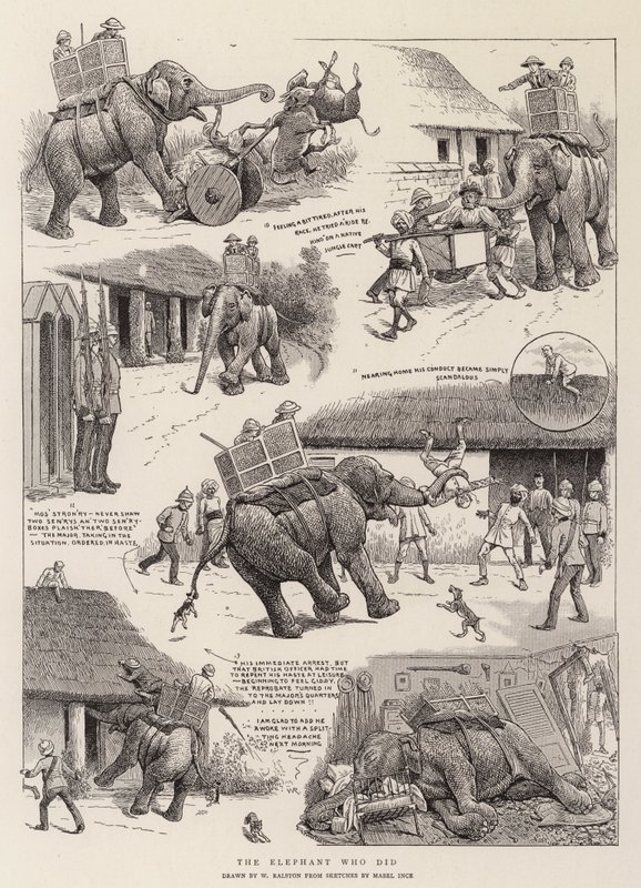 Elefanten som gjorde det av William Ralston