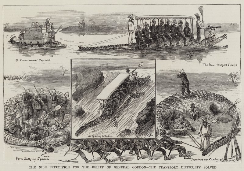 Nilekspedisjonen til hjelp for general Gordon, transportvanskeligheten løst av William Ralston