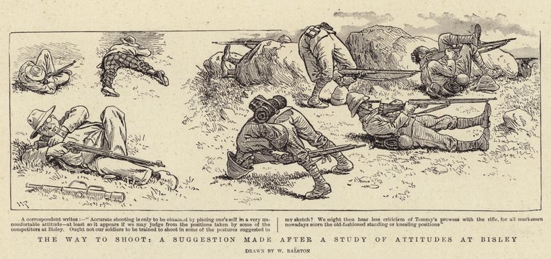 The Way to Shoot, et forslag laget etter en studie av holdninger ved Bisley av William Ralston