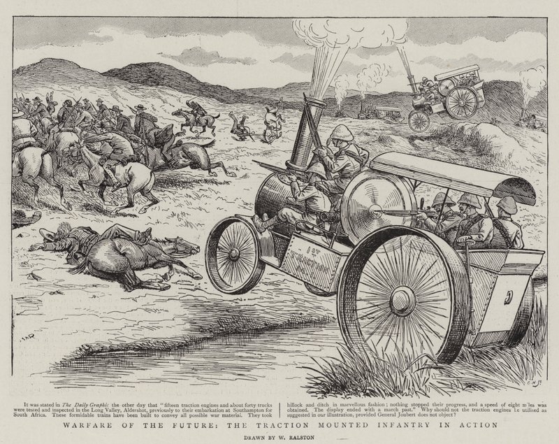 Fremtidens krigføring, det traksjonsmonterte infanteriet i aksjon av William Ralston