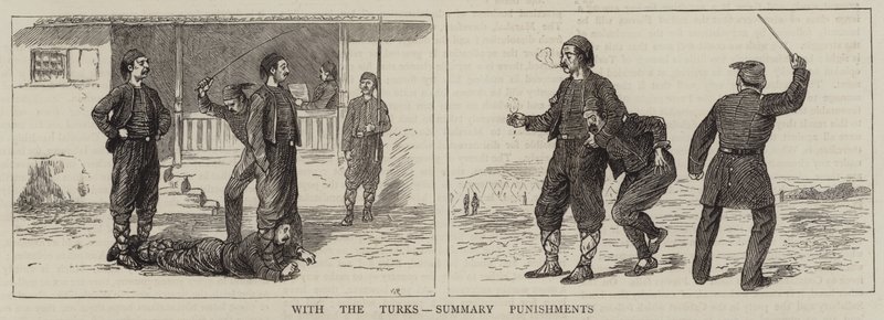 Med tyrkerne, sammendragsstraff av William Ralston