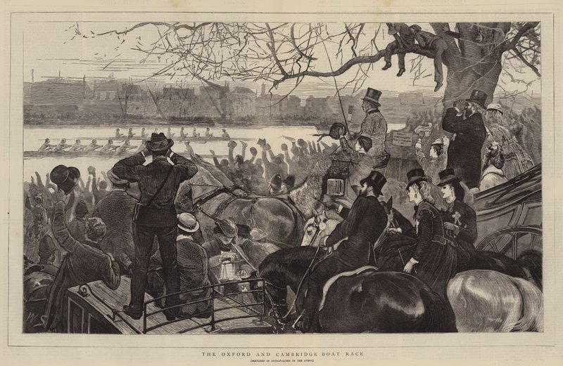 Oxford og Cambridge Boat Race av William Small