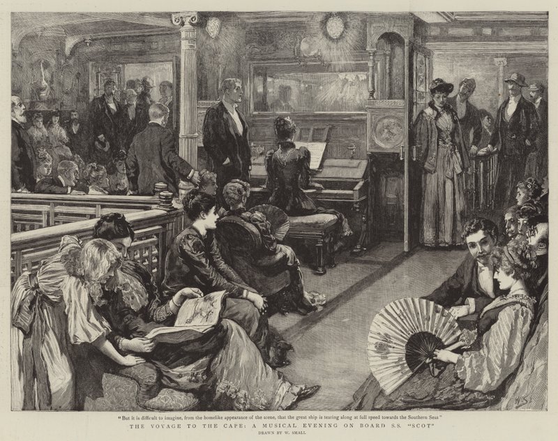 The Voyage to the Cape, en musikalsk aften om bord på SS Scot av William Small