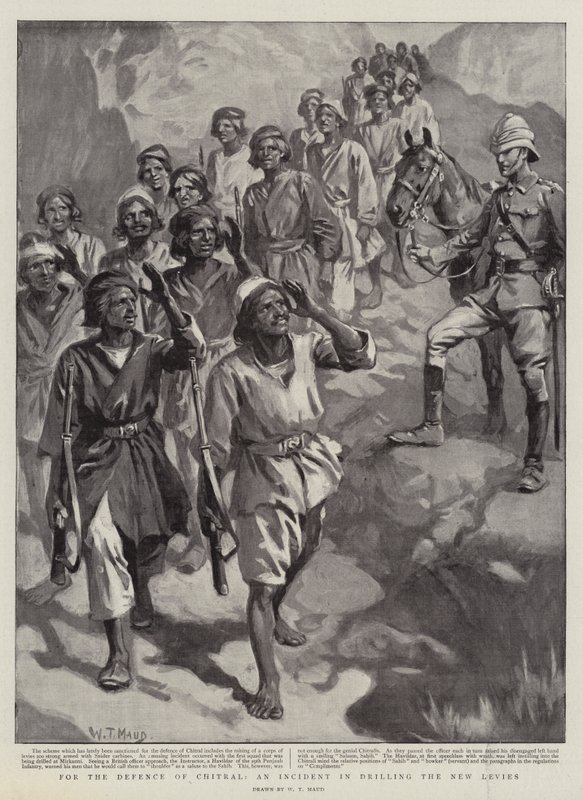 For forsvaret av Chitral, en hendelse i boring av nye avgifter av William T. Maud