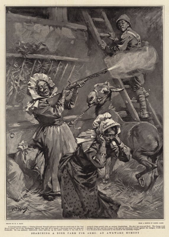 Søker en Boer Farm for Arms, et vanskelig øyeblikk av William T. Maud
