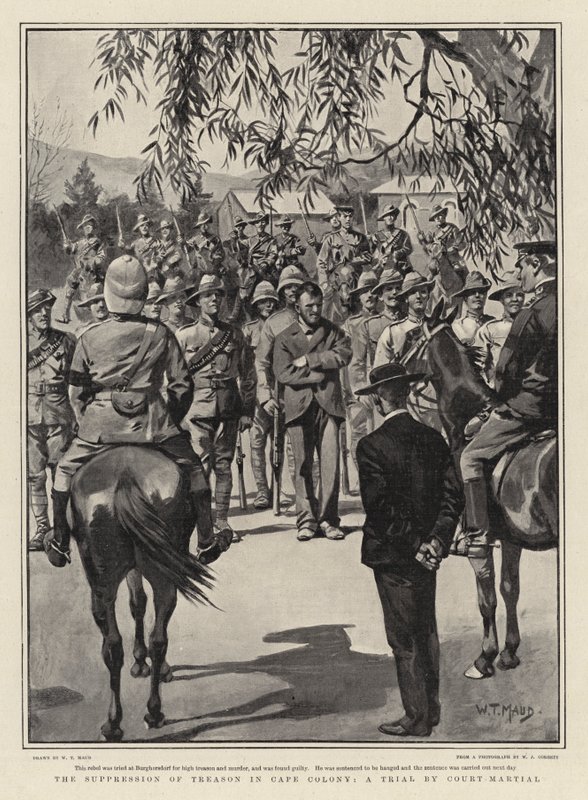 The Suppression of Treason in Cape Colony, en rettssak av Court Martial av William T. Maud
