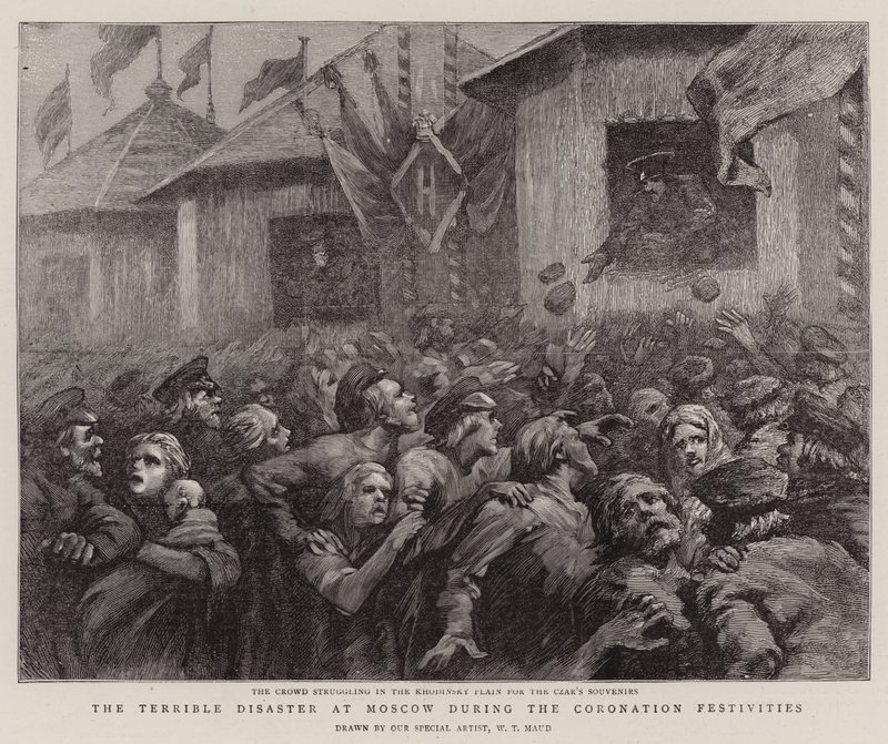 Den forferdelige katastrofen i Moskva under kroningsfestlighetene av William T. Maud