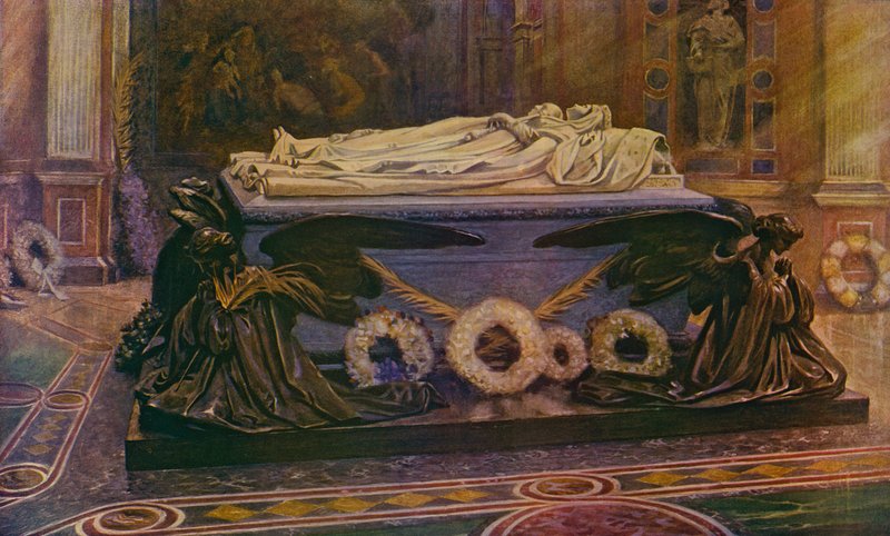 Gravene til dronning Victoria og prinsgemalen i Royal Mausoleum på Frogmore av William T. Maud