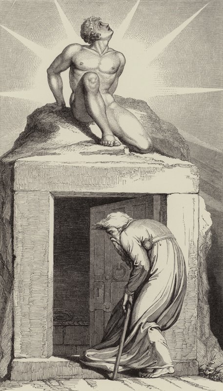 Dødsdøren av William after Blake
