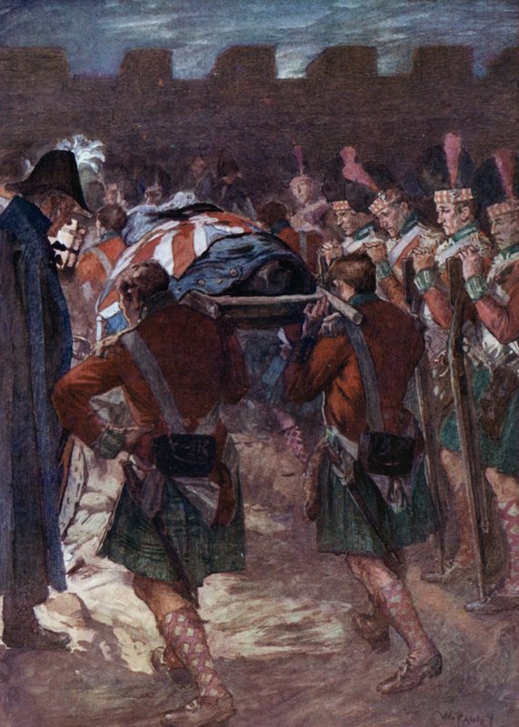 Begravelsen av Sir John Moore av William after Rainey