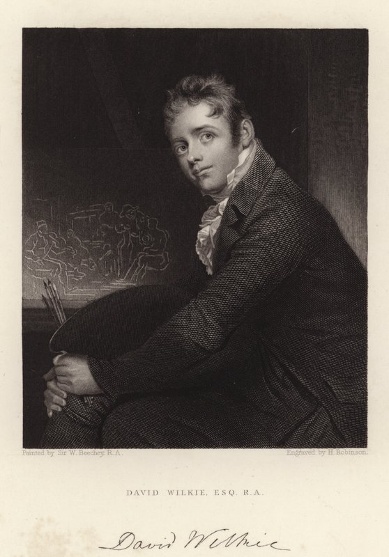 David Wilkie, Esquire, RA (gravering) av William (after) Beechey
