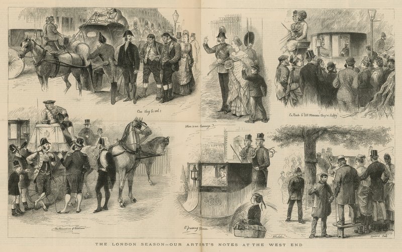 Notater ved et sykehus i London (gravering) av William (after) Ralston
