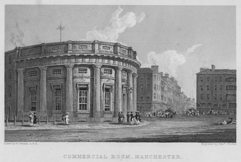Kommersielt rom, Manchester (gravering) av William (after) Westall