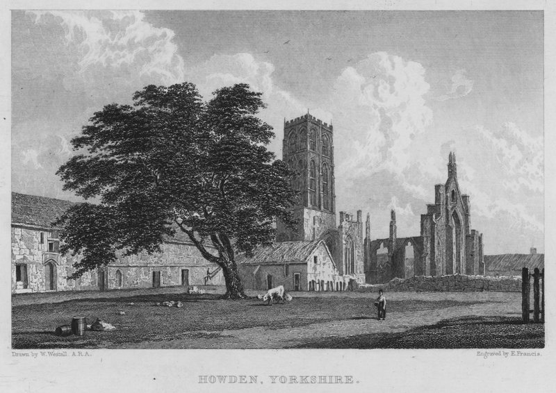 Howden, Yorkshire (gravering) av William (after) Westall