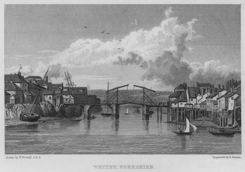 Whitby, Yorkshire (gravering) av William (after) Westall