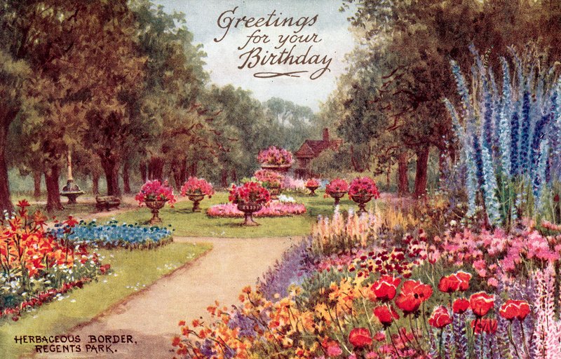 Urteaktig grense, Regents Park av William Affleck Carruthers