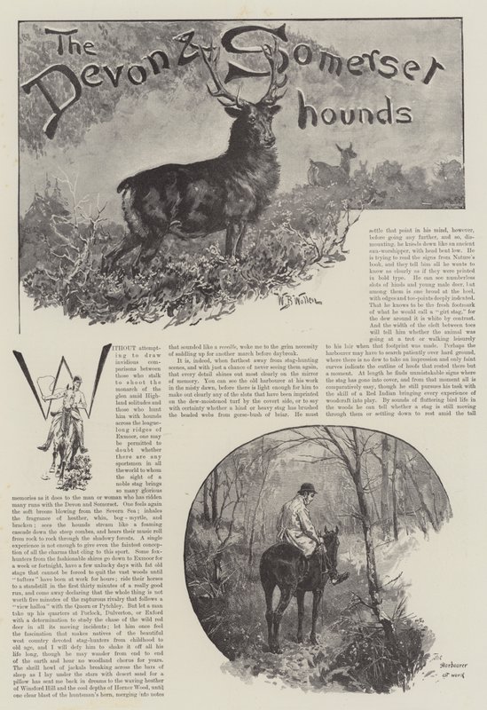 Devon- og Somerset-hundene av William Barnes Wollen