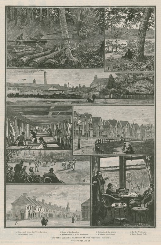 Voksende London; skisser i de vestlige forstedene av William Bazett Murray