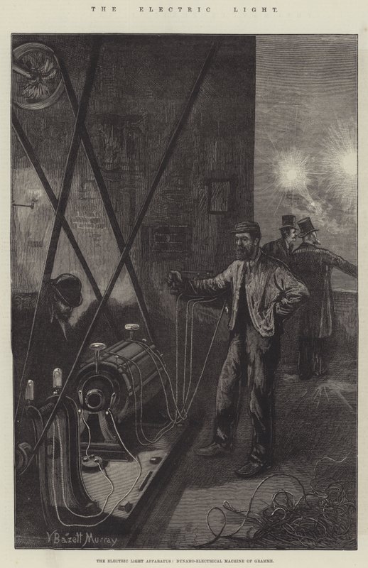 The Electric Light Apparatus, Dynamo-Electrical Machine of Gramme av William Bazett Murray