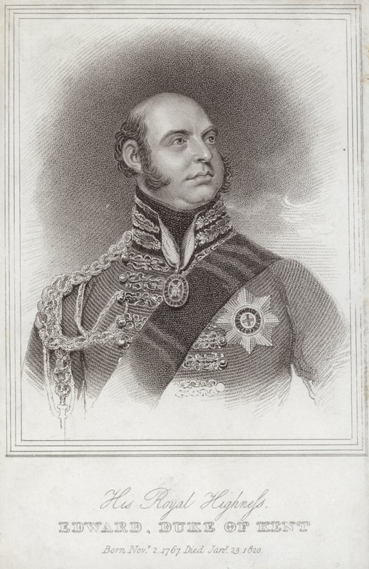 Portrett av prins Edward; hertugen av Kent og Strathearn av William Beechey