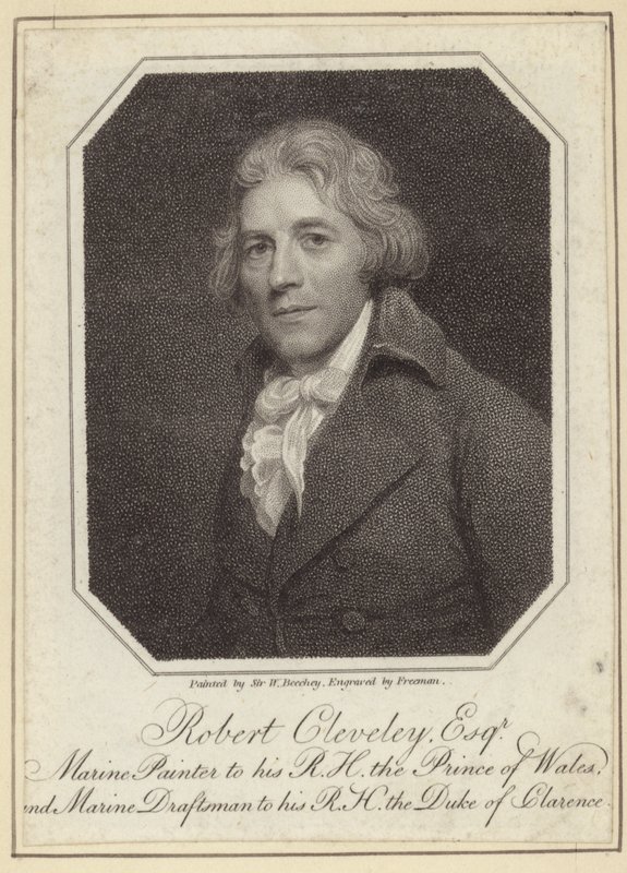Portrett av Robert Cleveley av William Beechey