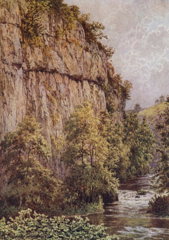 Chee Tor, Chee Dale, nær Buxton av William Biscombe Gardner