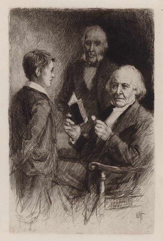 A Lad o' Pairts (gravering) av William Brassey (after) Hole