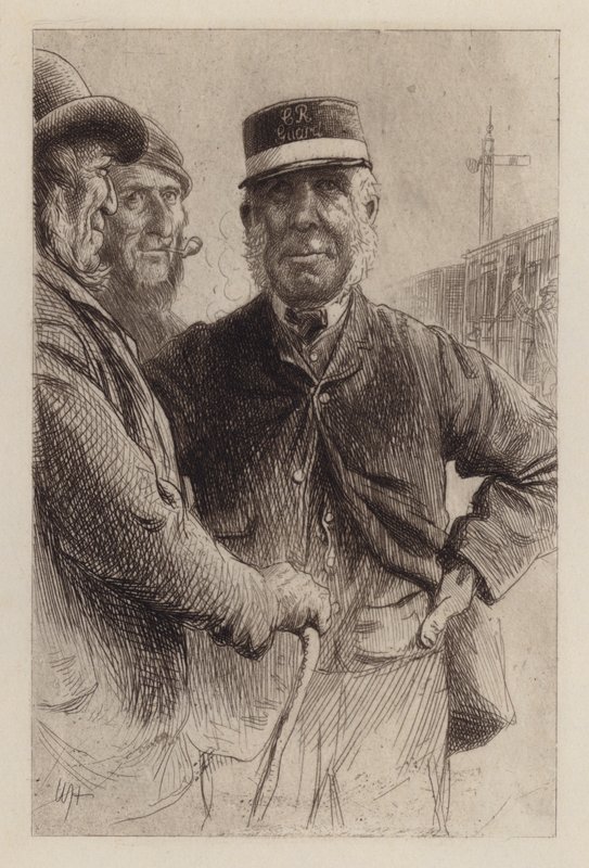 Ved krysset (gravering) av William Brassey (after) Hole