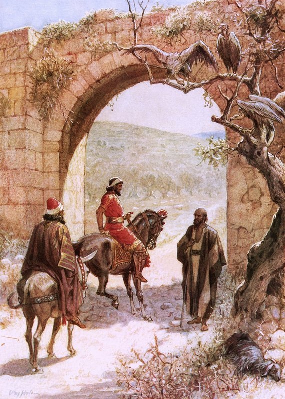Akab og Elia av William Brassey Hole