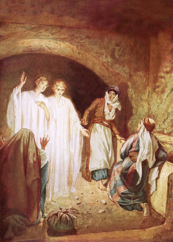 Engler som erklærer at Jesus er oppstått fra de døde av William Brassey Hole