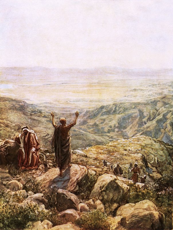 Bileam velsigner Israel av William Brassey Hole
