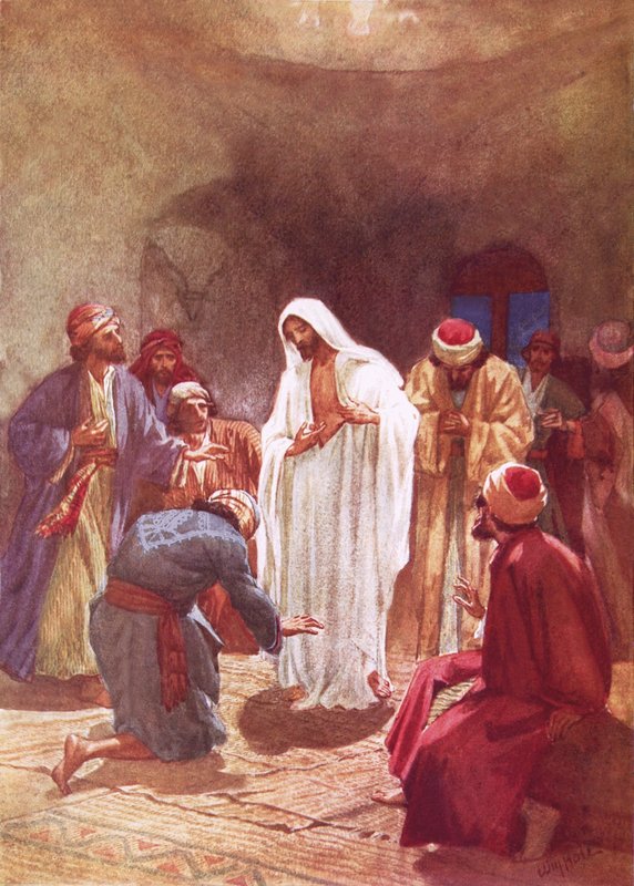 Jesus barn Thomas for hans vantro av William Brassey Hole