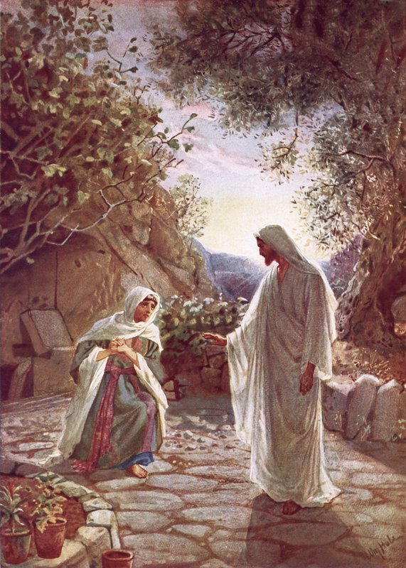 Jesus åpenbarer seg for Maria Magdalena av William Brassey Hole