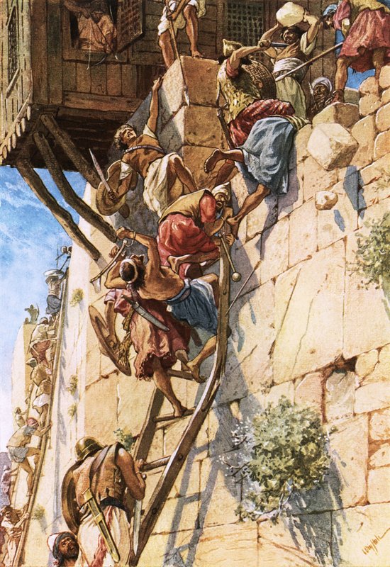 Erobringen av Jerusalem fra jebusittene av William Brassey Hole