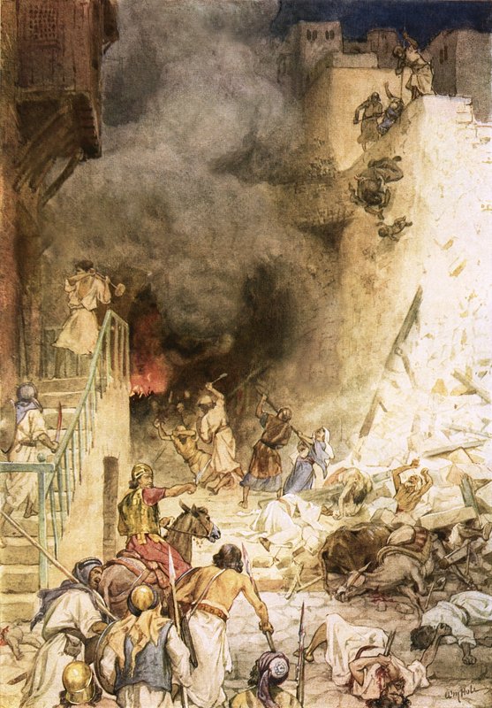 Ødeleggelsen av Jeriko av William Brassey Hole