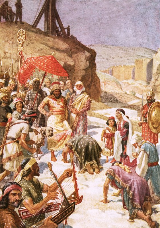 Konjas underkastelse til Nebukadnesar, 587 f.Kr av William Brassey Hole