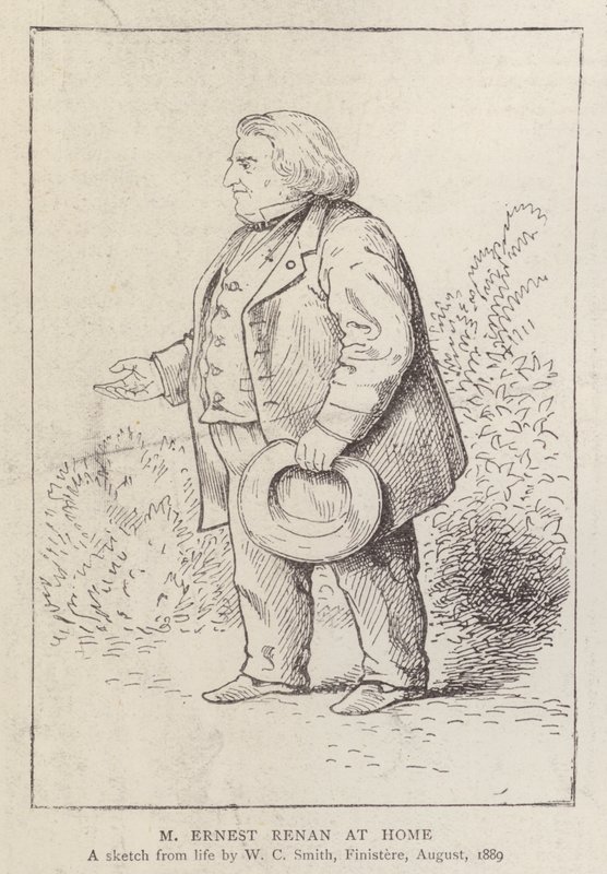 Ernest Renan, fransk filosof og religionshistoriker, hjemme av William C. Smith