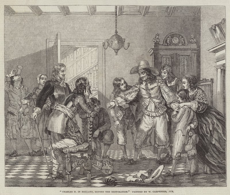 Charles II i Holland, før restaureringen av William Carpenter
