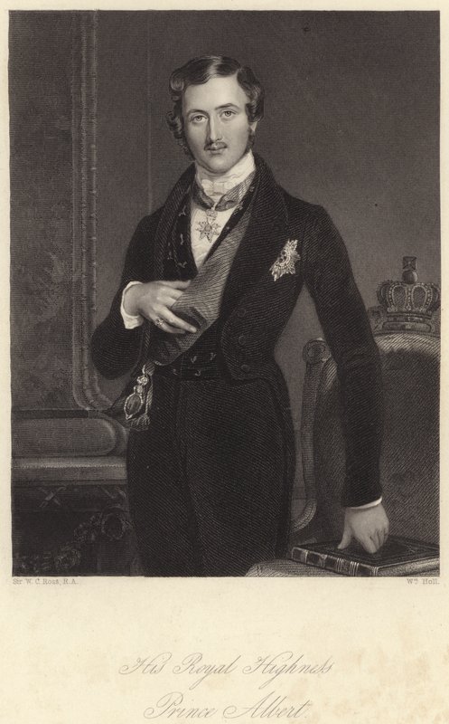 Hans Kongelige Høyhet Prins Albert (gravering) av William Charles (after) Ross