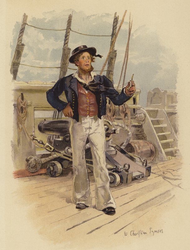 Båtsmann, ca 1820 av William Christian Symons