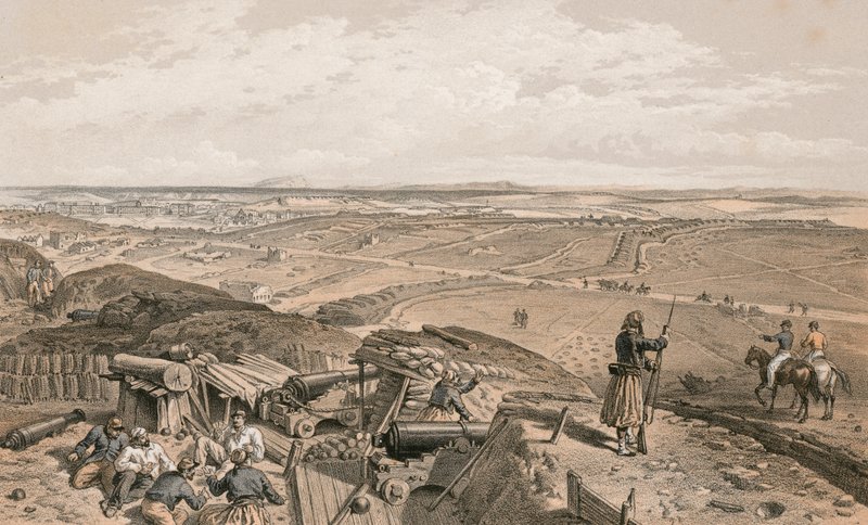 Bastion du Mat fra den sentrale bastionen av William 